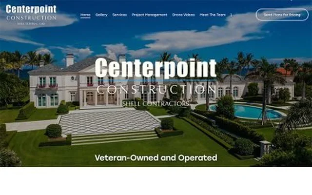 Centerpoint Construction website